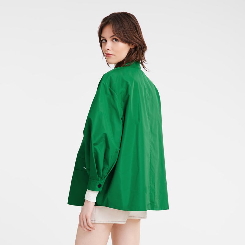 Green Longchamp Kimono Women Jacket | US-176XPMCHI