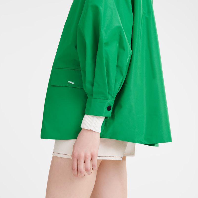 Green Longchamp Kimono Women Jacket | US-176XPMCHI