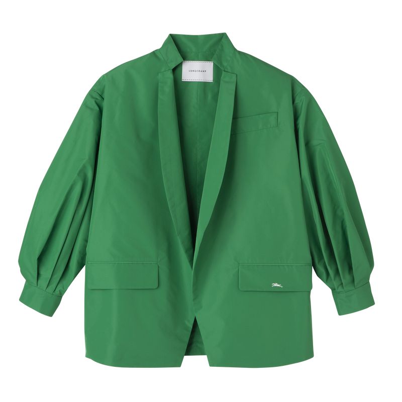 Green Longchamp Kimono Women Jacket | US-176XPMCHI