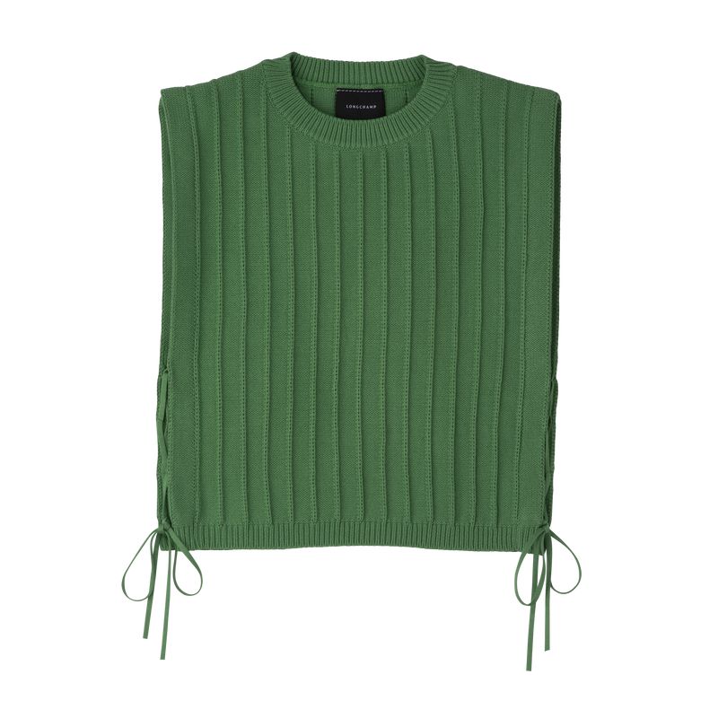 Green Longchamp Knit Women Top | US-293PWBSMG