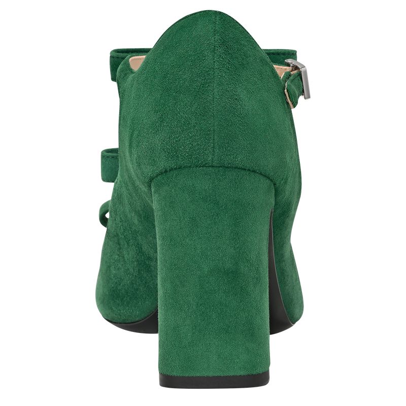 Green Longchamp La Baronne Women Sandals | US-194NYRIVD