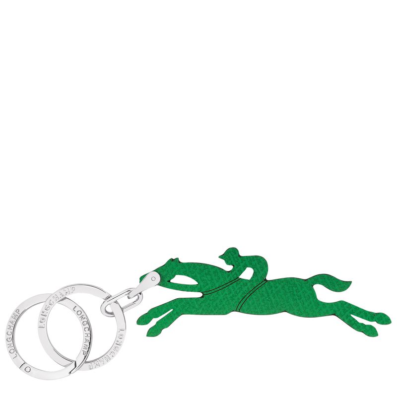 Green Longchamp Le Pliage Women Key Rings | US-752PCKQSO