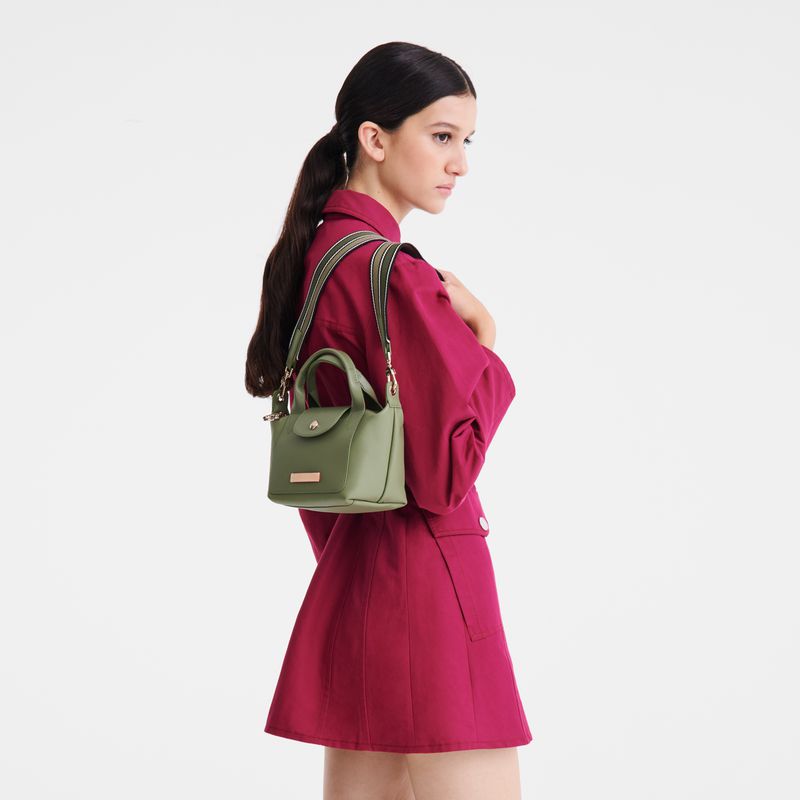 Green Longchamp Le Pliage Xtra Xs Men Handbag | US-650DGIQUF