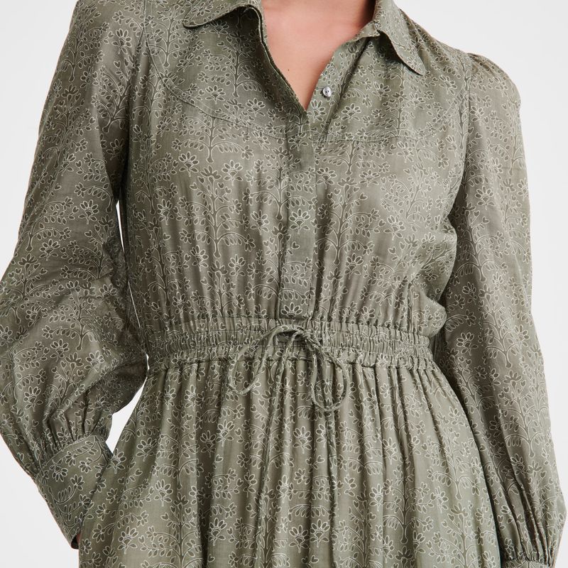 Green Longchamp Long Women Dress | US-679AEBMZO