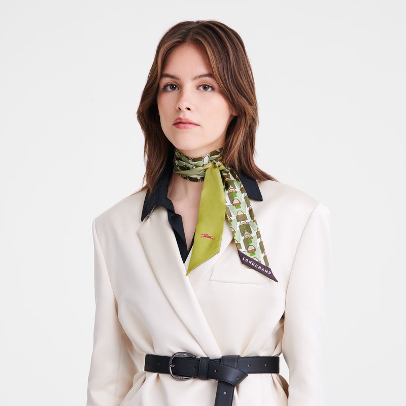 Green Longchamp Origami Le Pliage Women Headband | US-607WXEGVM