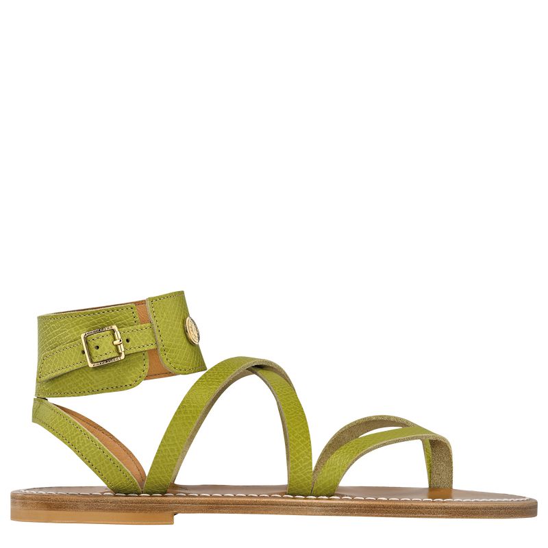 Green Longchamp X K.Jacques Women Sandals | US-490INLEXO