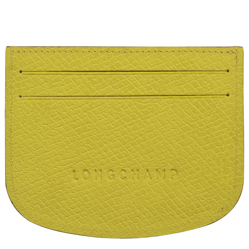 Green Longchamp Épure Women Card Holder | US-031QYBJIR