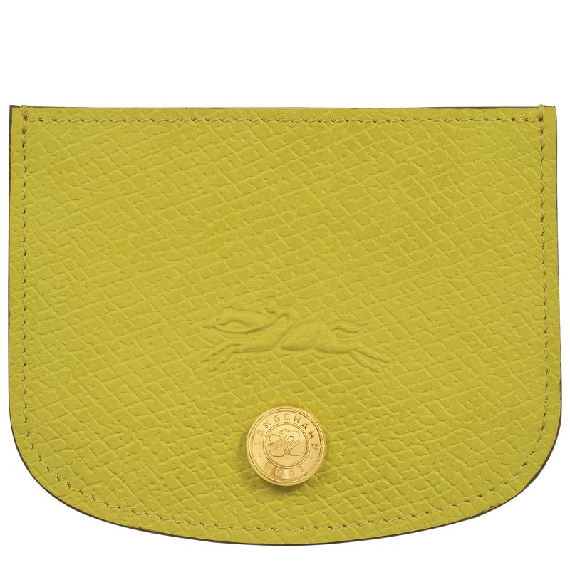 Green Longchamp Épure Women Card Holder | US-031QYBJIR