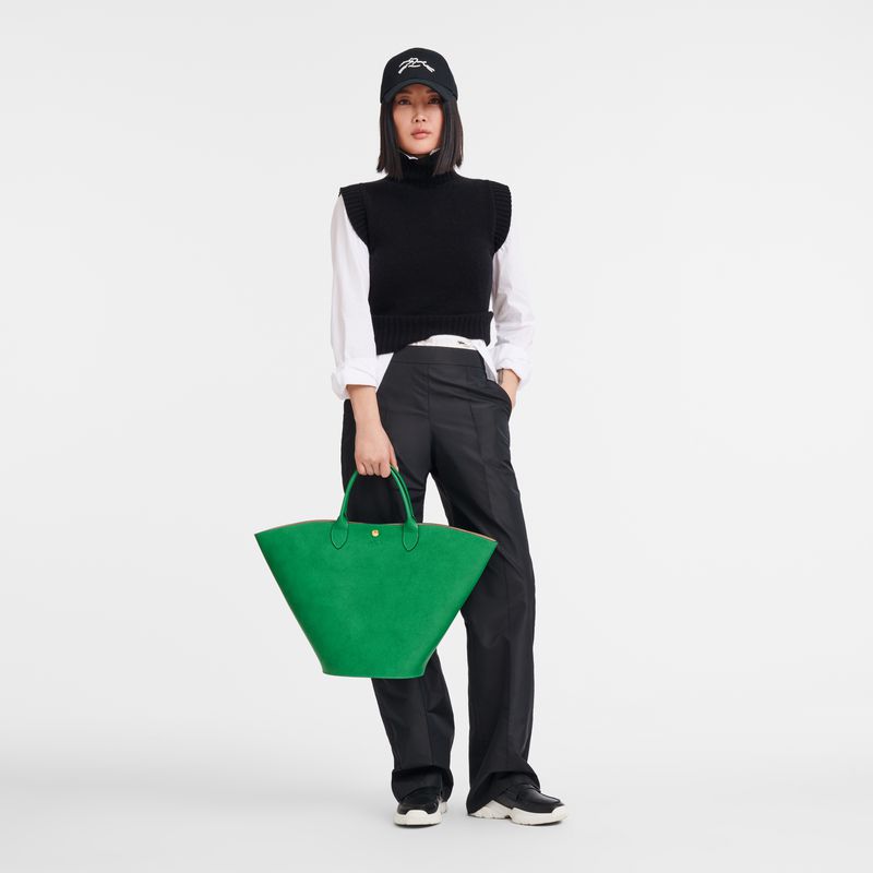 Green Longchamp Épure Xl Women Tote Bag | US-728DPKNTW