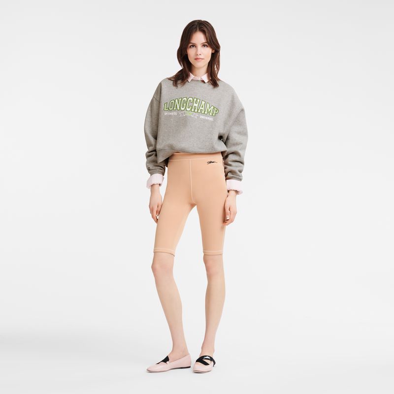 Grey Longchamp Jersey Women Sweatshirt | US-658IDXVNT