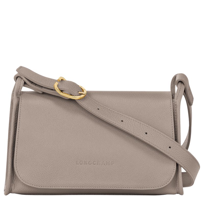 Grey Longchamp Le Foulonné M Women Crossbody Bag | US-916ZKELRJ
