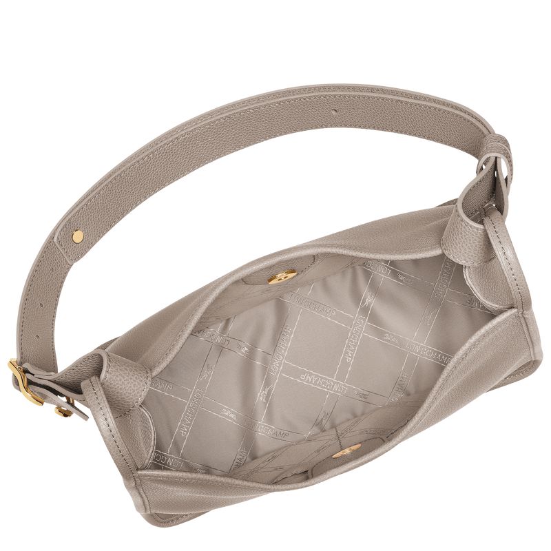 Grey Longchamp Le Foulonné M Women Hobo Bag | US-290BFOVHU