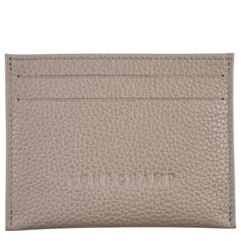 Grey Longchamp Le Foulonné Women Card Holder | US-837DOYALU