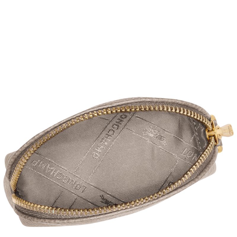 Grey Longchamp Le Foulonné Women Coin Purse | US-187MSFXWC