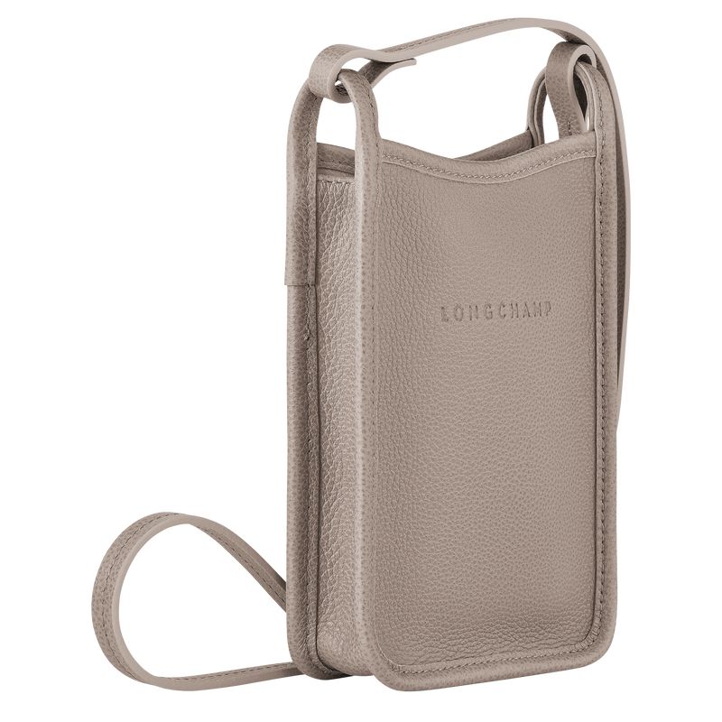 Grey Longchamp Le Foulonné Women Phone Case | US-253RLQUOX