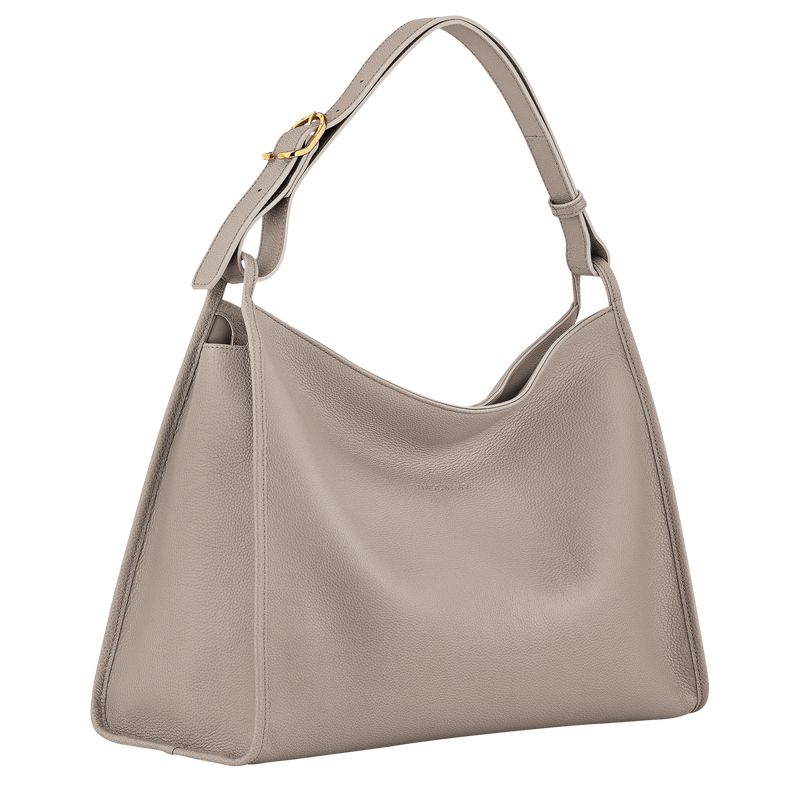 Grey Longchamp Le Foulonné Xl Women Shoulder Bag | US-537LTXBNZ