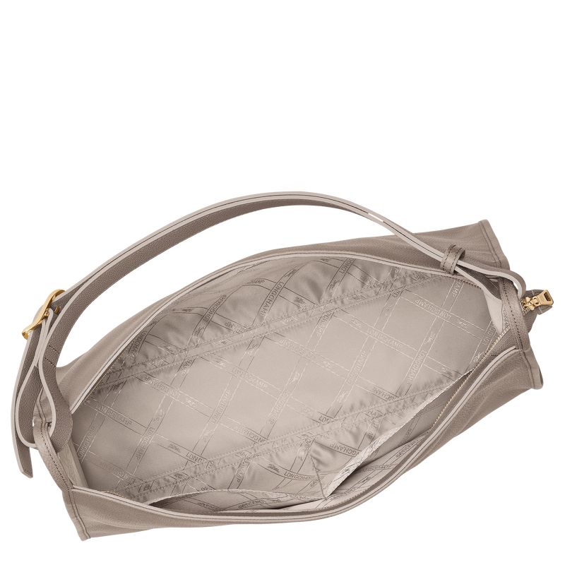 Grey Longchamp Le Foulonné Xl Women Shoulder Bag | US-537LTXBNZ
