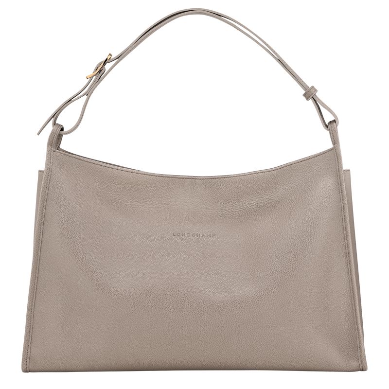 Grey Longchamp Le Foulonné Xl Women Shoulder Bag | US-537LTXBNZ