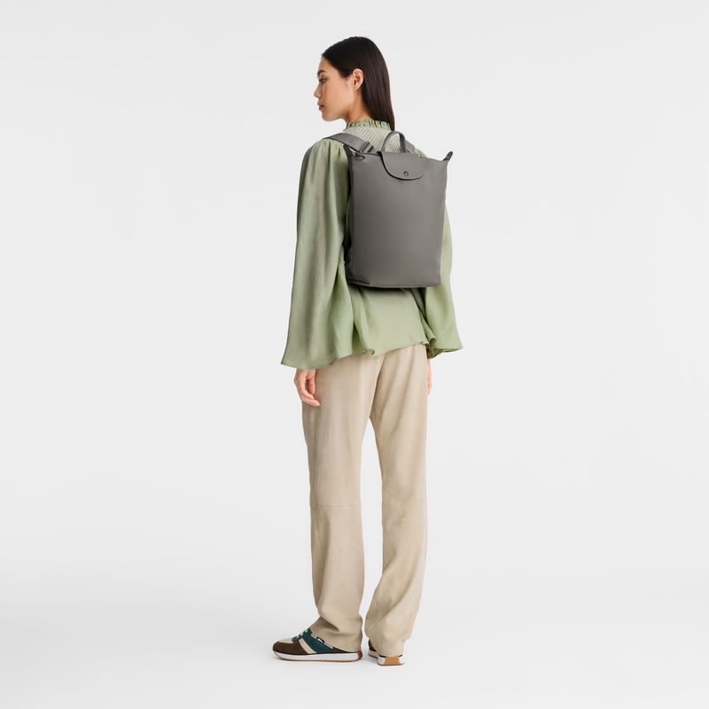 Grey Longchamp Le Pliage Xtra M Women Backpack | US-437PTDRVX