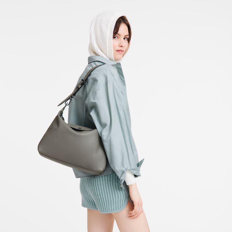Grey Longchamp Le Pliage Xtra M Women Hobo Bag | US-352QHVIUR