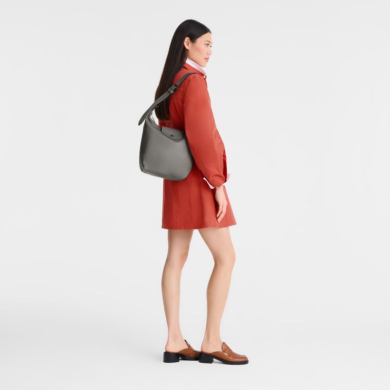 Grey Longchamp Le Pliage Xtra M Women Shoulder Bag | US-489AGMZSO