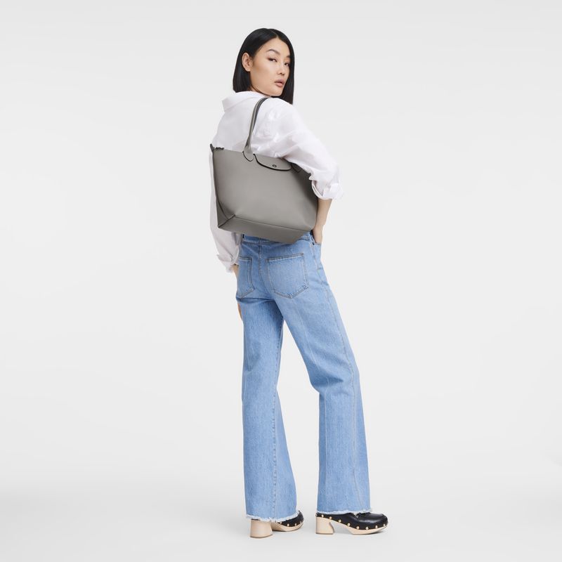 Grey Longchamp Le Pliage Xtra M Women Tote Bag | US-691ONICBD