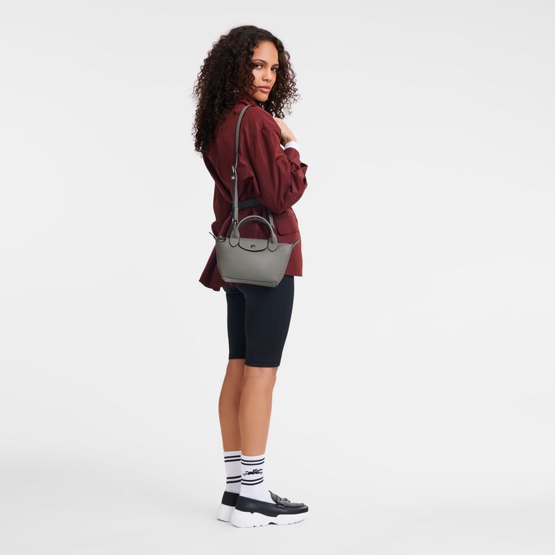 Grey Longchamp Le Pliage Xtra Xs Women Handbag | US-312NKECHD