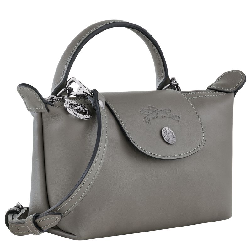 Grey Longchamp Le Pliage Xtra Xs Women Pouch | US-602JATBMR
