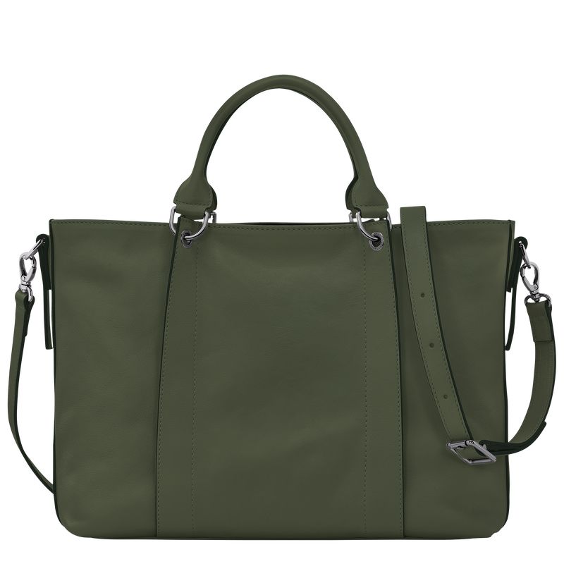 Khaki Longchamp 3D L Women Handbag | US-763CGMAHV