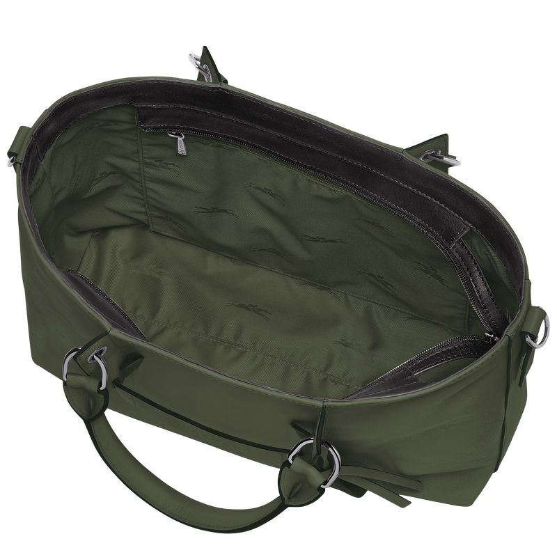 Khaki Longchamp 3D L Women Handbag | US-763CGMAHV