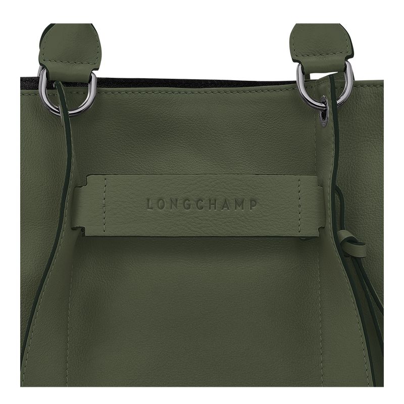 Khaki Longchamp 3D L Women Handbag | US-763CGMAHV