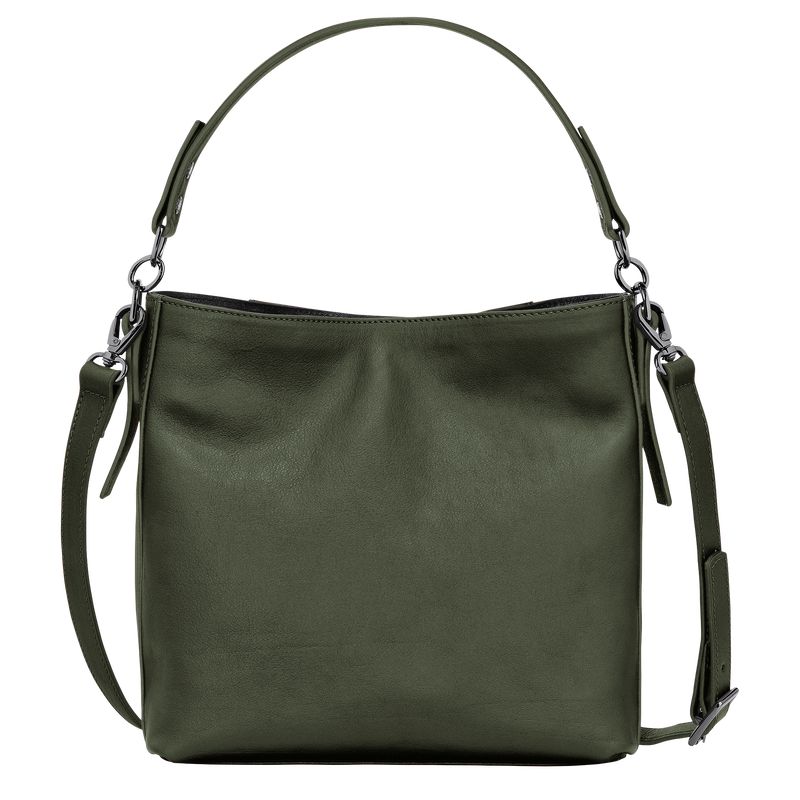 Khaki Longchamp 3D S Women Crossbody Bag | US-940UDBLRX