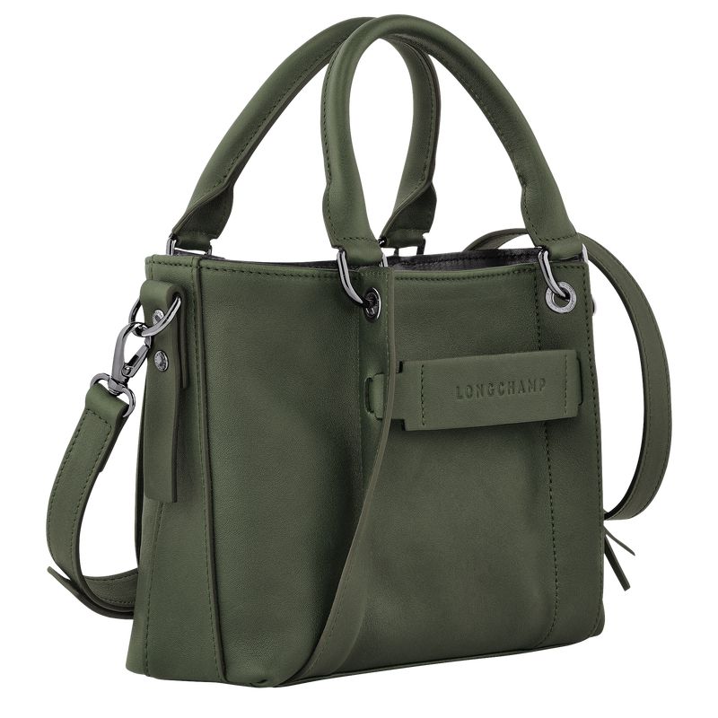 Khaki Longchamp 3D S Women Handbag | US-670SWBRHL