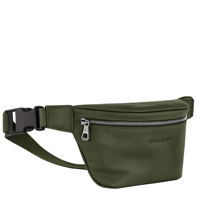 Khaki Longchamp Le Foulonné M Women Belt Bag | US-487BAZROD