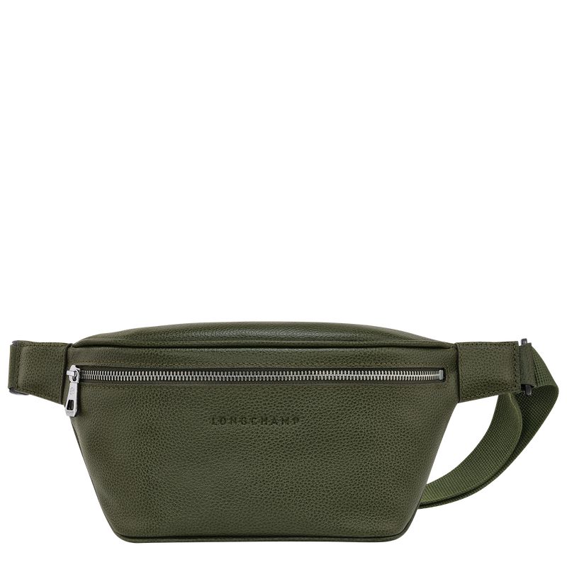 Khaki Longchamp Le Foulonné M Women Belt Bag | US-487BAZROD