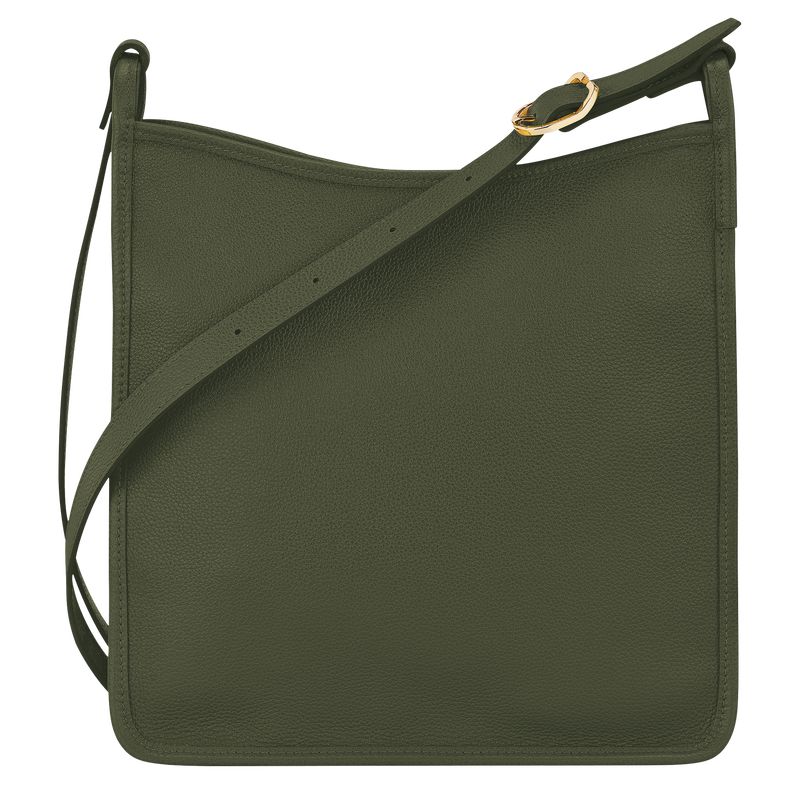 Khaki Longchamp Le Foulonné M Women Crossbody Bag | US-491TXBCIA
