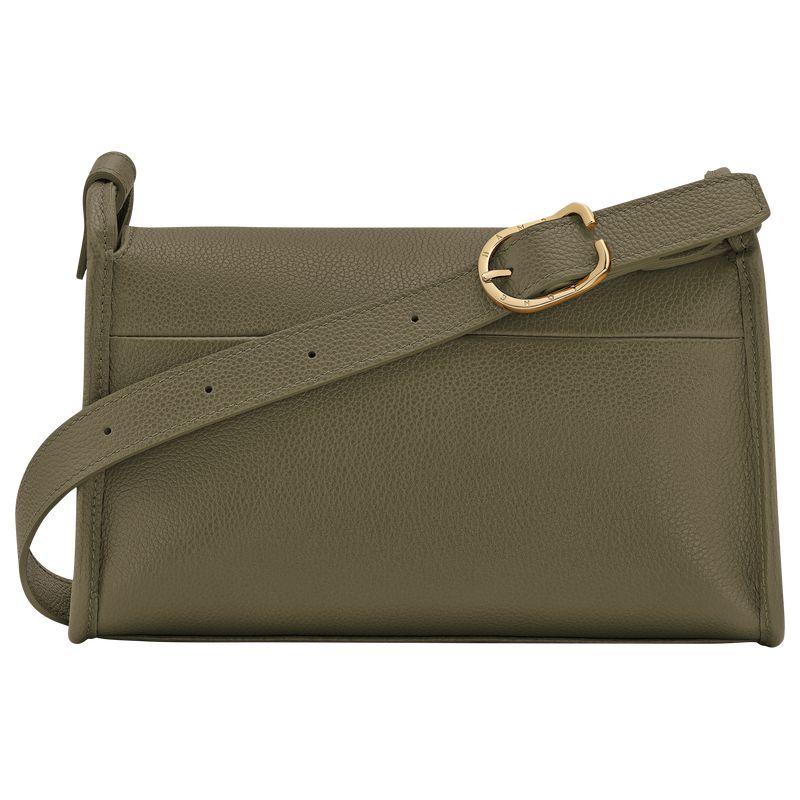 Khaki Longchamp Le Foulonné M Women Crossbody Bag | US-308RXPBTD