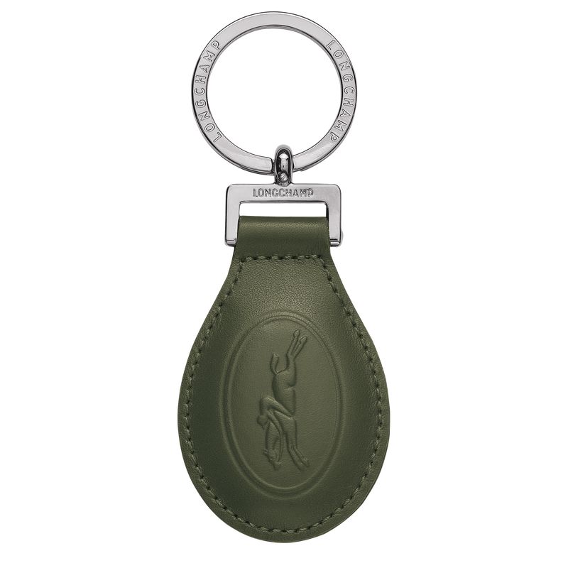 Khaki Longchamp Le Foulonné Men Key Rings | US-764HSMFBP