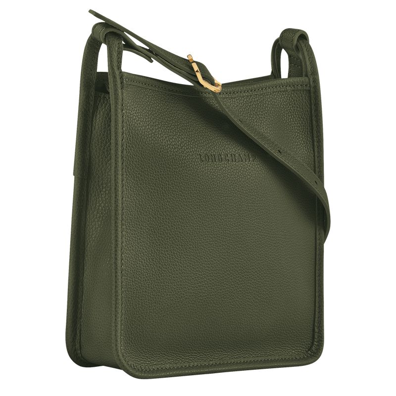 Khaki Longchamp Le Foulonné S Women Crossbody Bag | US-438EWIGJD