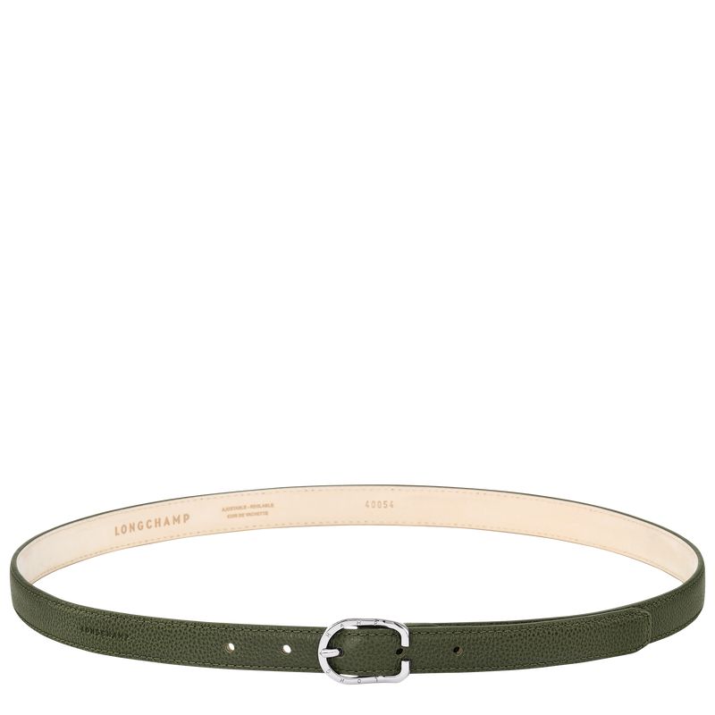 Khaki Longchamp Le Foulonné Women Belt | US-035TKORXI