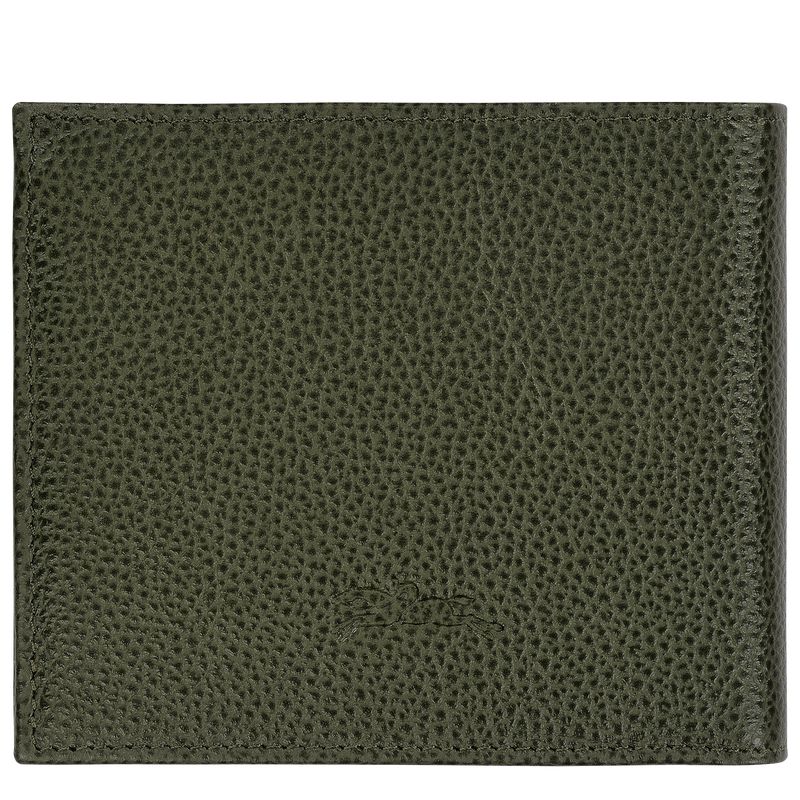 Khaki Longchamp Le Foulonné Women Wallet | US-318OGJVAR