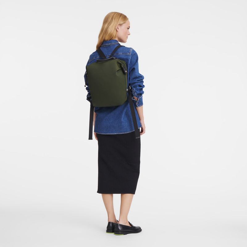 Khaki Longchamp Le Pliage Energy L Men Backpack | US-319ZHSECG