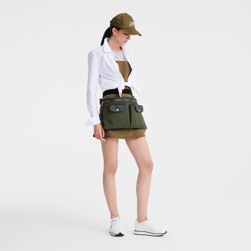 Khaki Longchamp Le Pliage Energy L Men Crossbody Bag | US-367SAJRCY