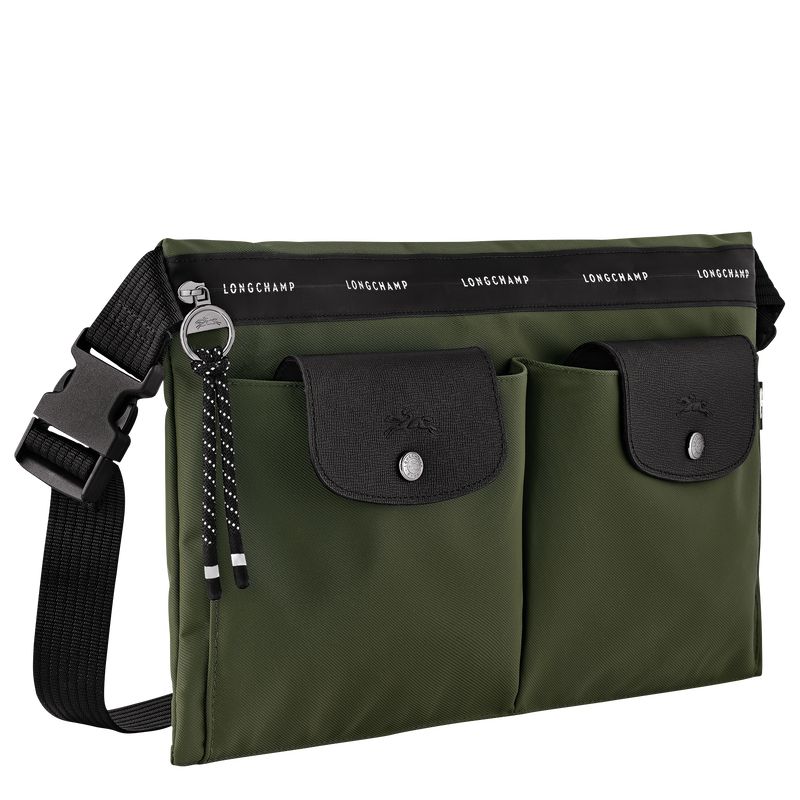 Khaki Longchamp Le Pliage Energy L Men Crossbody Bag | US-367SAJRCY