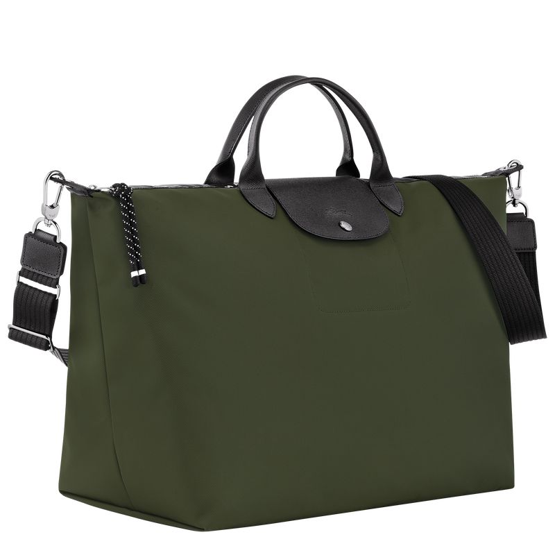 Khaki Longchamp Le Pliage Energy L Men Travel Bag | US-895VNCGHU