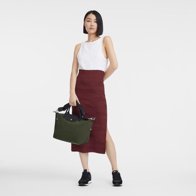 Khaki Longchamp Le Pliage Energy L Women Handbag | US-084YCXIKD