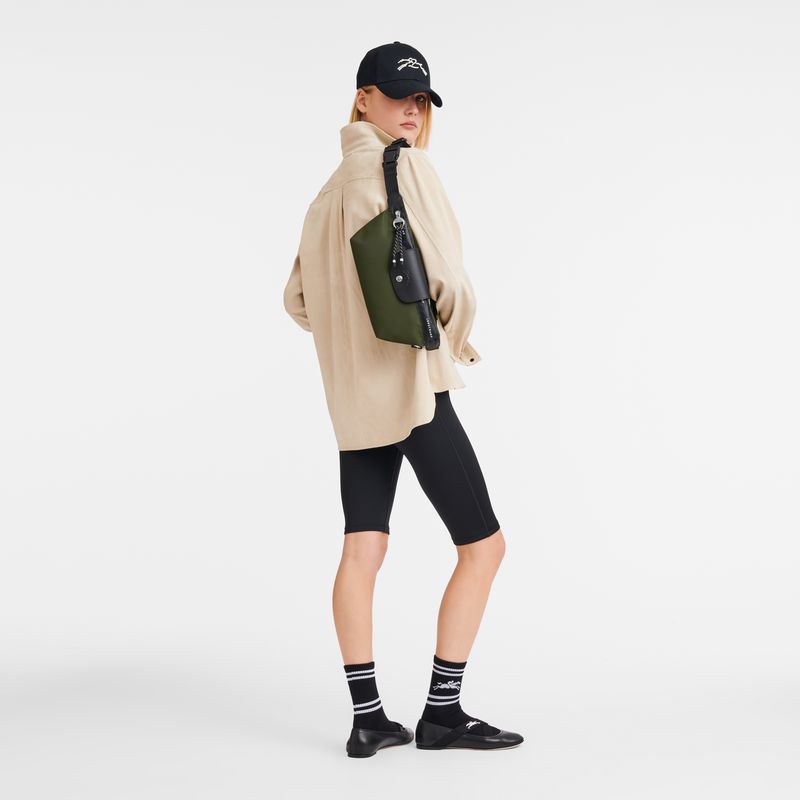 Khaki Longchamp Le Pliage Energy M Women Belt Bag | US-318QHWPTA