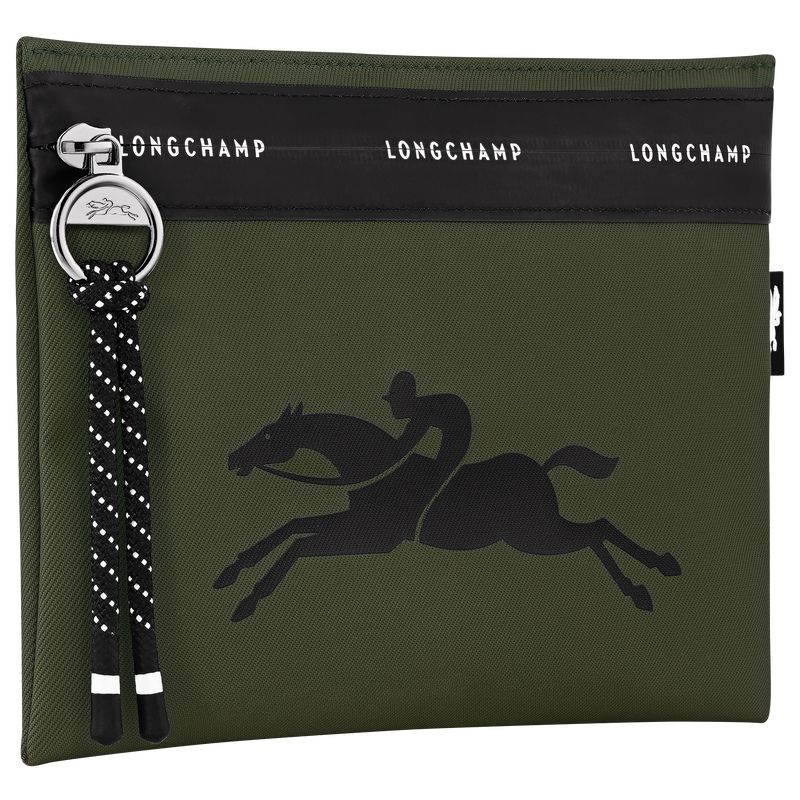 Khaki Longchamp Le Pliage Energy Men Pouch | US-529LPISHW