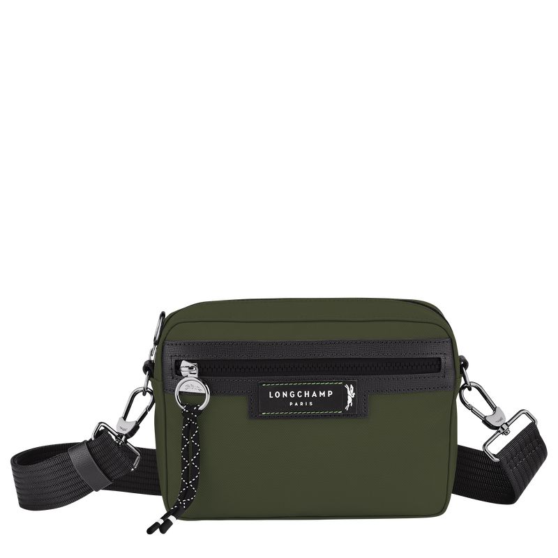 Khaki Longchamp Le Pliage Energy S Camera Men Crossbody Bag | US-219YLRWNB