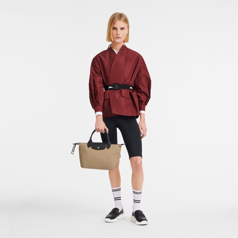 Khaki Longchamp Le Pliage Energy S Men Handbag | US-985DVCSQX